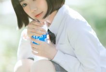 日系清纯美女学生制服养眼图片-美图岛