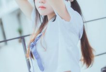 COS 桜桃喵 – 蓝白水手服 [39P]-美图岛