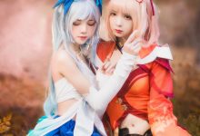 桜桃喵 - &疯喵ss 双人公孙离 [16P-334MB]-美图岛