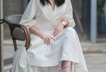 [IESS异思趣向] 2019.01.03 丝享家395：姗姗 - 烈焰红唇白长裙 [84P]-美图岛