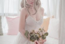 [Cosplay]Coser女神@Yoko宅夏Cos - 白色丝质连衣裙 [26P]-美图岛