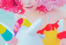 王者荣耀小乔夏日独角兽cos福利写真图片-美图岛