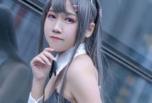 裹胸美女兔女郎cos性感制服诱惑写真-美图岛