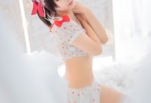 喵糖映画 VOL.155 草莓印花小夜衣-美图岛