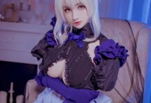 rioko凉凉子 - 黑枪呆女仆[26P+1V／328MB]-美图岛