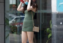 都市丽人绿裙美女油亮丝袜【338P/5.67G】-美图岛