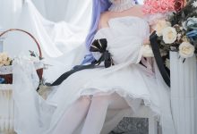 Coser面饼仙儿 - 独角兽婚纱[14P／129MB]-美图岛