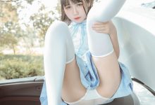 不呆猫 NO.011 – 白丝过膝袜[21P+12V／209MB]-美图岛