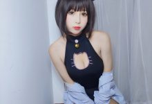 黑米粥 NO.012 – 露背猫咪 [6P+2V-94M]-美图岛