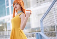 南桃Momoko NO.13 明日香黄裙 [12P-110MB]-美图岛