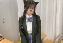 香草喵露露 - NO.38 小露乱撞 猫耳JK制服自拍 [39P+1V-617MB]-美图岛