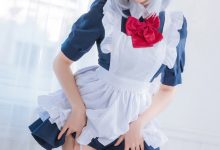 瓜希酱 NO.050 — 折纸女仆 [22P-84M]-美图岛