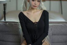 樱岛嗷 - NO.09 黑猫针织衫连体衣 [57P+1V-704MB]-美图岛