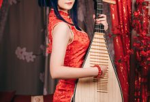 许枳 - NO.02 陈的红色旗袍 [26P-283MB]-美图岛