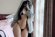 俏妞qiaoniuTT - 超性感黑丝比基尼 [15P-44MB]-美图岛