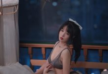 轩萧学姐 -  2023.4月舰长 灰色蕾丝[50P-320MB]-美图岛