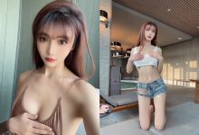 陆萱萱性感牛仔短裤拍摄花絮 [90P+3V-2.4G]-美图岛