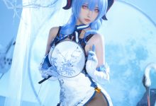 Seya-狮砸 –NO.010 原神 甘雨青花瓷 [12P-139MB]-美图岛