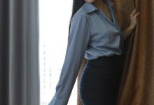 [IESS异思趣向] 2024.09.04 丝享家 1837 婉萍《蓝色衬衣》[86P-81MB]-美图岛