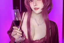 Natsuko夏夏子 –  崩坏：星穹铁道 卡芙卡睡衣[34P-6V-377.2M]-美图岛