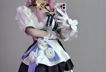 幼愛Youmeko –  崩坏3 爱莉希雅女仆装[20P-68.6M]-美图岛