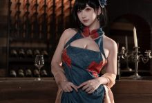 梓猫AzuNyan-舰长图-碧蓝航线-建武旗袍[9P-55.8MB]-美图岛