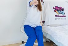 物恋传媒 NO.2301 曲奇-板鞋、白短棉袜、裸足、校服[150P-1V-3.4G]-美图岛