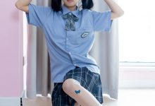 [BoBoSocks袜啵啵]NO.508 奶油 皮鞋、白棉袜、蝴蝶薄肉丝、jk制服[160P+1V／6.17GB]-美图岛