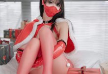 轩萧学姐 –  2024圣诞红丝兔女郎[45P+1V-729.6M]-美图岛