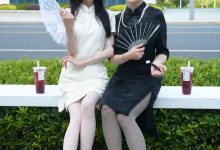 初夏女神 NO.279 柒柒、双双 黑白旗袍[140P+1V／5.30GB]-美图岛