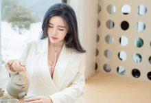 袁圆《品茶》原版写真 [86P-1.18G]-美图岛