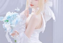 Shika小鹿鹿 –  FGO Saber花嫁[22P-284.5M]-美图岛