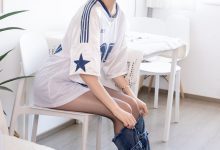 [BoBoSocks袜啵啵] NO.590 香菜-板鞋、短白棉袜、油亮薄黑丝（脚尖透明款）、分体牛仔裤[148P-1V-6.05G]-美图岛