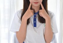 凝思摄影 No.026 铃铃-校服、连裤白丝、室内鞋 [150P1V-4.85GB]-美图岛